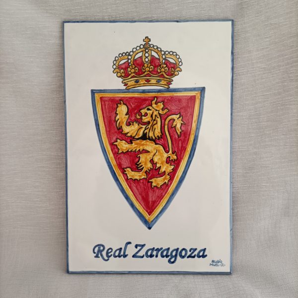 Escudo Real Zaraoza ceramicademuel ceramicarubio