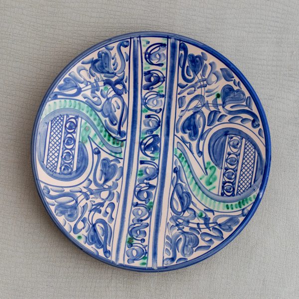Plato decorativo ceramica de muel ceramica rubio 1 2