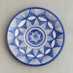 Plato decorativo ceramica de muel ceramica rubio 1