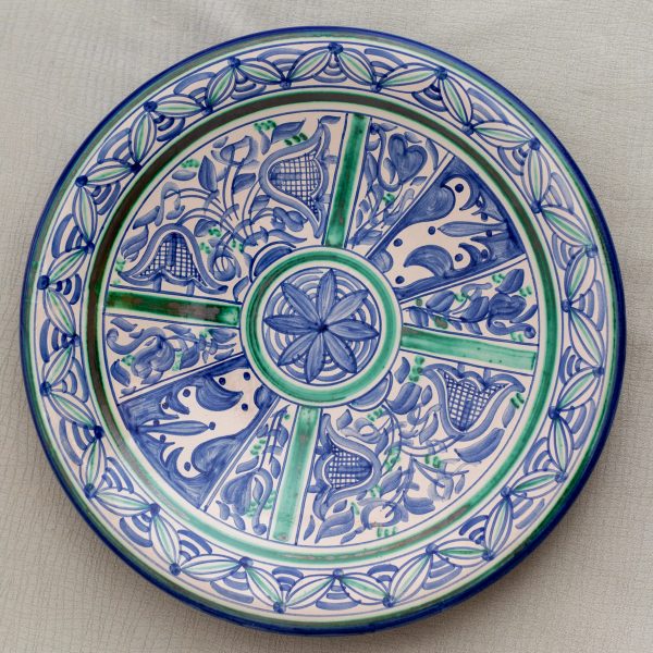 Plato decorativo ceramica de muel ceramica rubio 2