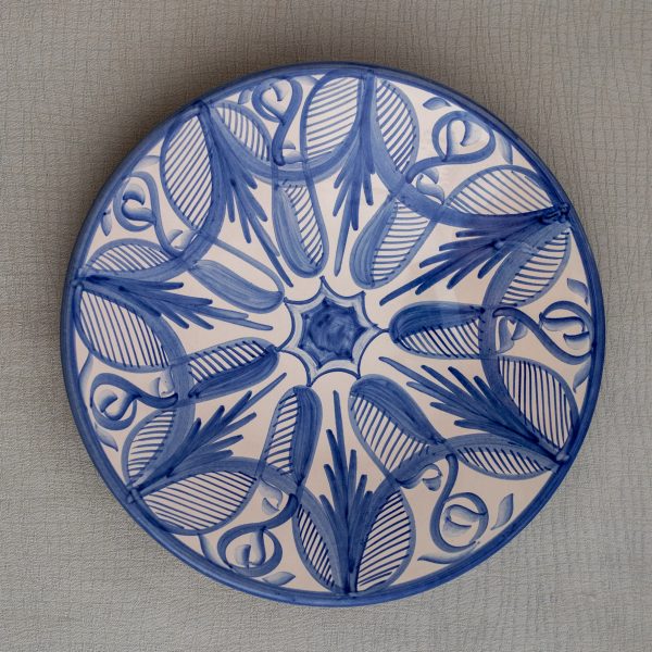 Plato decorativo ceramica de muel ceramica rubio 5