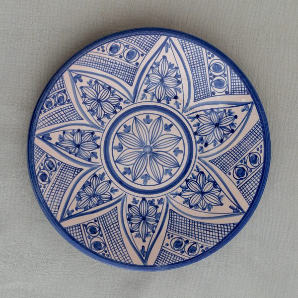 Plato decorativo ceramica de muel ceramica rubio 6